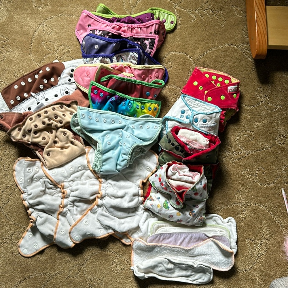 Cloth diapers Best Bottom Rumparooz Thirsties SoftBums Goodmama fitteds inserts